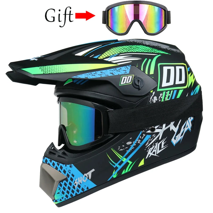 ΑΚΡΙΤΑΣ MX-1 JUNIOR — Παιδικό Off-Road Κράνος με Μάσκα